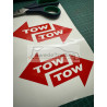 ''Tow'' Sticker pijl