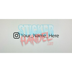 Instagram naam met logo