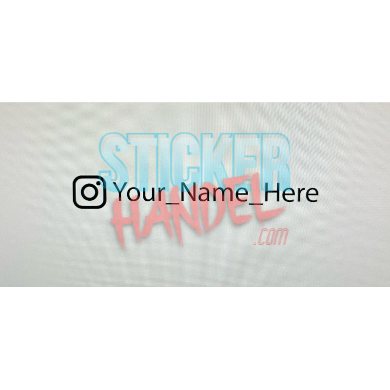Instagram naam met logo